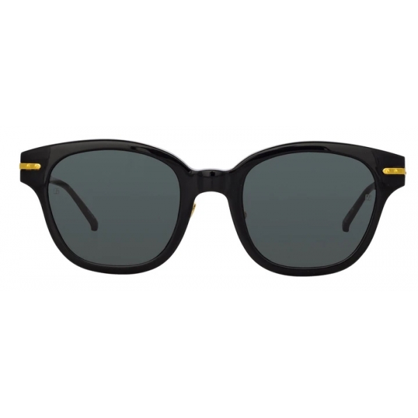 Linda Farrow - Atkins D-Frame Sunglasses in Black - LF42AC4SUN - Linda Farrow Eyewear