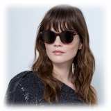 Linda Farrow - Atkins D-Frame Sunglasses in Black - LF42AC4SUN - Linda Farrow Eyewear