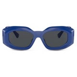 Versace - Sunglasses Maxi Medusa Biggie - Blue - Sunglasses - Versace Eyewear
