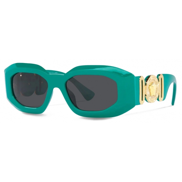 Versace - Sunglasses Maxi Medusa Biggie - Turquoise - Sunglasses - Versace Eyewear