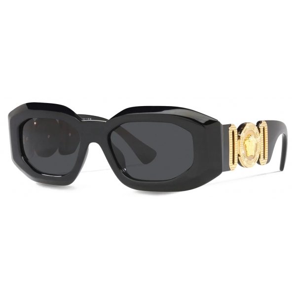 Versace - Sunglasses Maxi Medusa Biggie - Black - Sunglasses - Versace Eyewear