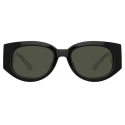 Linda Farrow - Debbie D-Frame Sunglasses in Black - LFL1059C1SUN - Linda Farrow Eyewear