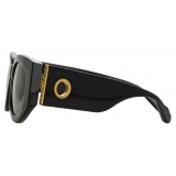 Linda Farrow - Debbie D-Frame Sunglasses in Black - LFL1059C1SUN - Linda Farrow Eyewear