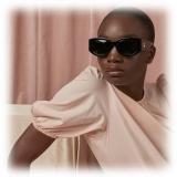 Linda Farrow - Debbie D-Frame Sunglasses in Black - LFL1059C1SUN - Linda Farrow Eyewear