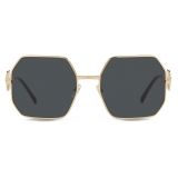 Versace - Occhiale da Sole Medusa Biggie - Oro Grigio Scuro - Occhiali da Sole - Versace Eyewear