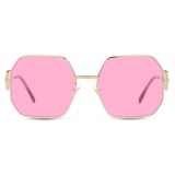 Versace - Sunglasses Medusa Biggie - Gold Fuchsia - Sunglasses - Versace Eyewear