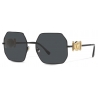 Versace - Occhiale da Sole Medusa Biggie - Nero Opaco - Occhiali da Sole - Versace Eyewear