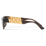 Versace - Occhiale da Sole La Greca - Havana - Occhiali da Sole - Versace Eyewear