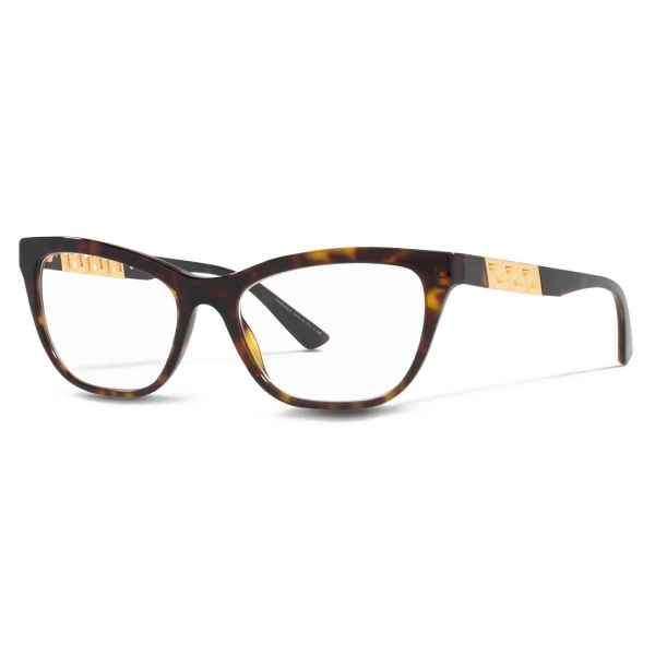 Versace - Optical Glasses La Greca - Havana Gold - Optical Glasses - Versace Eyewear