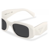 Prada - Prada Symbole - Geometric Sunglasses - Chalk White - Prada Collection - Sunglasses - Prada Eyewear