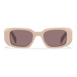 Prada - Prada Symbole - Geometric Sunglasses - Powder Beige - Prada Collection - Sunglasses - Prada Eyewear