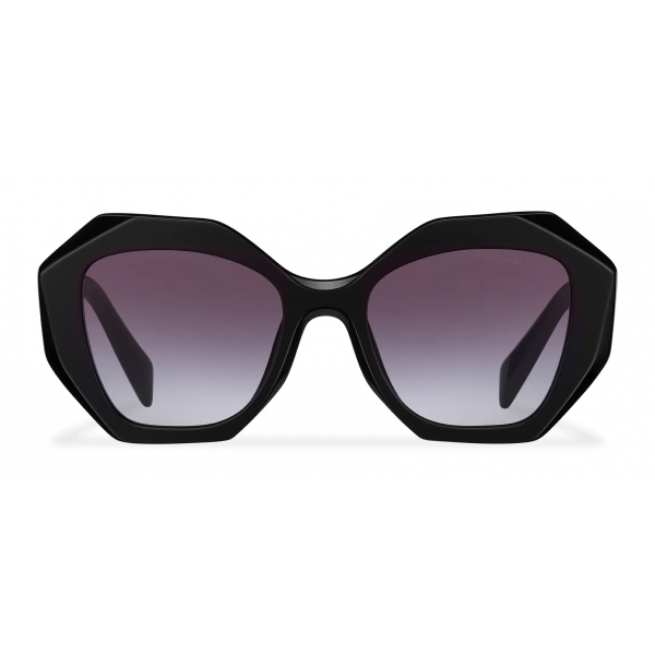 Prada - Prada Symbole - Oversized Geometric Sunglasses - Black - Prada Collection - Sunglasses - Prada Eyewear