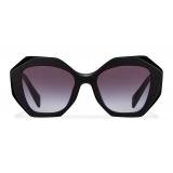 Prada - Prada Symbole - Oversized Geometric Sunglasses - Black - Prada Collection - Sunglasses - Prada Eyewear