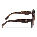 Prada - Prada Symbole - Oversized Geometric Sunglasses - Tortoiseshell - Prada Collection - Sunglasses - Prada Eyewear
