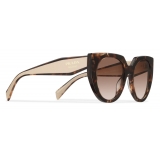 Prada - Cat-Eye Sunglasses - Caramel Tortoiseshell Powder Pink - Prada Collection - Sunglasses - Prada Eyewear