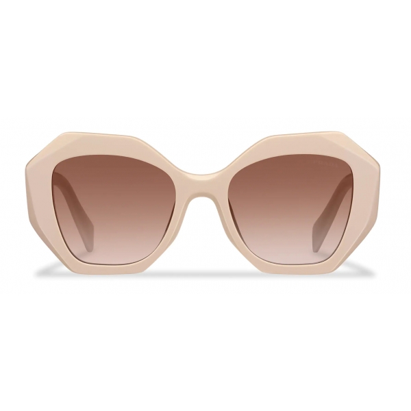 Prada - Prada Symbole - Oversized Geometric Sunglasses - Powder Pink - Prada Collection - Sunglasses - Prada Eyewear
