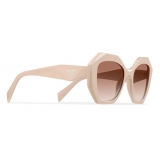 Prada - Prada Symbole - Occhiali Geometrico Oversized - Cipria - Prada Collection - Occhiali da Sole - Prada Eyewear