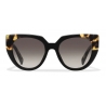 Prada - Prada Eyewear - Occhiali Cat-Eye - Nero Tartaruga Media - Prada Collection - Occhiali da Sole - Prada Eyewear