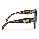 Prada - Prada Eyewear - Cat-Eye Sunglasses - Black Medium Tortoiseshell - Prada Collection - Sunglasses - Prada Eyewear