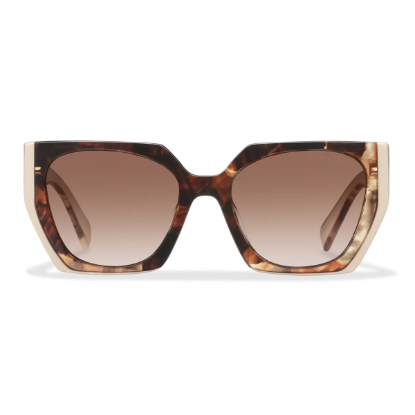 Prada - Rectangular Sunglasses - Caramel Tortoiseshell Powder Pink - Prada Collection - Sunglasses - Prada Eyewear