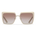 Prada - Prada Cinéma - Square Sunglasses - Pink Pale Gold - Prada Collection - Sunglasses - Prada Eyewear