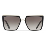 Prada - Prada Cinéma - Square Sunglasses - Black Pale Gold - Prada Collection - Sunglasses - Prada Eyewear
