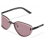 Prada - Prada Duple - Cat-Eye Sunglasses - Opaque Black - Prada Collection - Sunglasses - Prada Eyewear