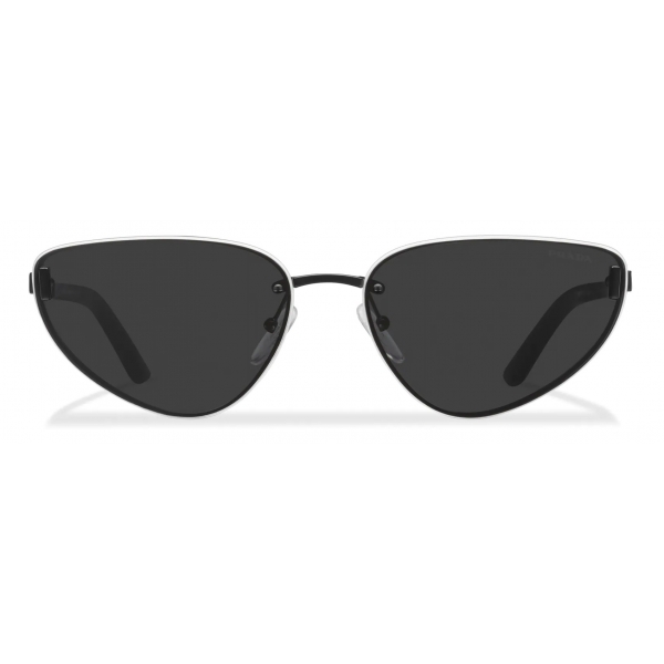 Prada - Prada Duple - Cat-Eye Sunglasses - Black White - Prada Collection - Sunglasses - Prada Eyewear