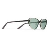 Prada - Prada Duple - Cat-Eye Sunglasses - Black Jade - Prada Collection - Sunglasses - Prada Eyewear