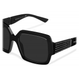 Prada - Prada Monochrome - Square Sunglasses - Black Crystals - Prada Collection - Sunglasses - Prada Eyewear