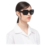 Prada - Prada Monochrome - Square Sunglasses - Black Crystals - Prada Collection - Sunglasses - Prada Eyewear