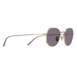 Prada - Prada Eyewear Collection - Occhiali Rotondi - Oro Pallido - Prada Collection - Occhiali da Sole - Prada Eyewear