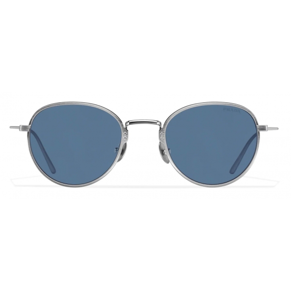 Prada - Prada Eyewear - Round Sunglasses - Lead Gray Blue - Prada Collection - Sunglasses - Prada Eyewear