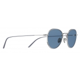 Prada - Prada Eyewear Collection - Occhiali Rotondi - Grigio Piombo Blu - Prada Collection - Occhiali da Sole - Prada Eyewear