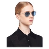 Prada - Prada Eyewear - Round Sunglasses - Lead Gray Blue - Prada Collection - Sunglasses - Prada Eyewear