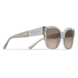 Prada - Monochrome Collection - Occhiali Cat-Eye - Visone Sabbia - Prada Collection - Occhiali da Sole - Prada Eyewear