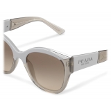 Prada - Monochrome Collection - Occhiali Cat-Eye - Visone Sabbia - Prada Collection - Occhiali da Sole - Prada Eyewear