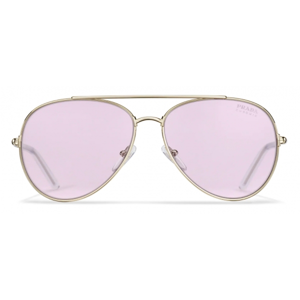 Prada - Prada Decode - Pilot Sunglasses - Pale Gold Wisteria - Prada Collection - Sunglasses - Prada Eyewear