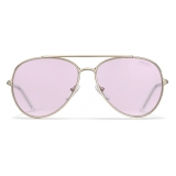 Prada - Prada Decode Collection - Occhiali Pilot - Oro Pallido Glicine - Prada Collection - Occhiali da Sole - Prada Eyewear