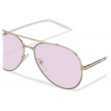 Prada - Prada Decode Collection - Occhiali Pilot - Oro Pallido Glicine - Prada Collection - Occhiali da Sole - Prada Eyewear