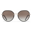 Prada - Prada Decode - Round Sunglasses - Black Pale Gold - Prada Collection - Sunglasses - Prada Eyewear