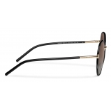 Prada - Prada Decode - Round Sunglasses - Black Pale Gold - Prada Collection - Sunglasses - Prada Eyewear