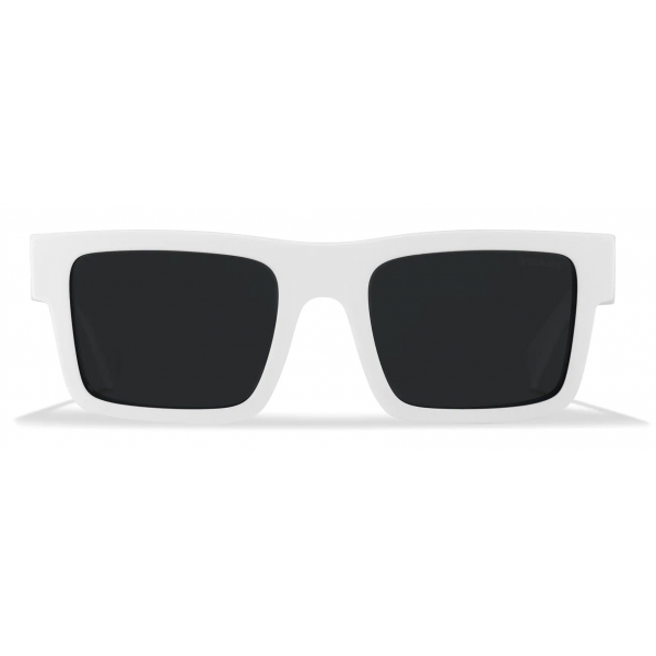 Prada - Prada Symbole - Rectangular Sunglasses - Chalk White - Prada Collection - Sunglasses - Prada Eyewear