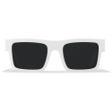 Prada - Prada Symbole - Rectangular Sunglasses - Chalk White - Prada Collection - Sunglasses - Prada Eyewear