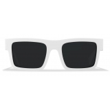 Prada - Prada Symbole - Rectangular Sunglasses - Chalk White - Prada Collection - Sunglasses - Prada Eyewear