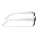 Prada - Prada Symbole - Rectangular Sunglasses - Chalk White - Prada Collection - Sunglasses - Prada Eyewear