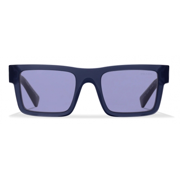 Prada - Prada Symbole - Rectangular Sunglasses - Crystal Blue - Prada Collection - Sunglasses - Prada Eyewear