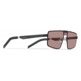 Prada - Prada Eyewear - Rectangular Sunglasses - Opaque Gray Geranium - Prada Collection - Sunglasses - Prada Eyewear