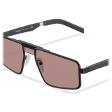 Prada - Prada Eyewear - Rectangular Sunglasses - Opaque Gray Geranium - Prada Collection - Sunglasses - Prada Eyewear