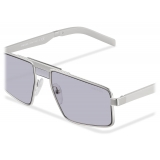 Prada - Prada Eyewear - Rectangular Sunglasses - Opaque Steel Gray - Prada Collection - Sunglasses - Prada Eyewear